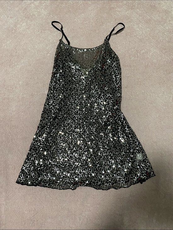 Belle Du Jour Dresses & Skirts - Belle Du Jour Black Sequin Slip Dress